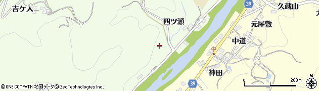 愛知県豊田市岩倉町（四ツ瀬）周辺の地図