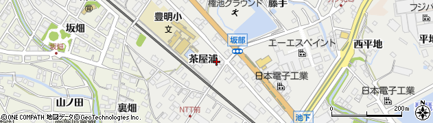愛知県豊明市阿野町茶屋浦58周辺の地図
