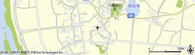 岡山県津山市日上周辺の地図