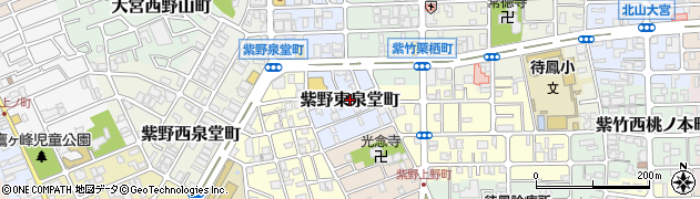 京都府京都市北区紫野東泉堂町周辺の地図