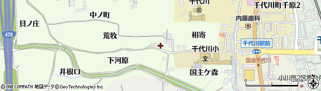 京都府亀岡市千代川町北ノ庄（荒牧）周辺の地図