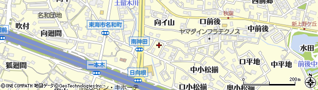 愛知県東海市名和町南神田14周辺の地図