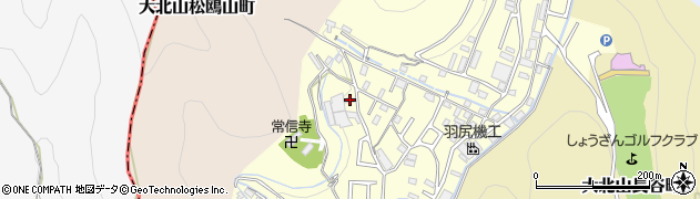 京都府京都市北区大北山原谷乾町38周辺の地図