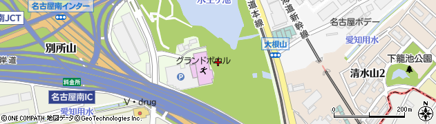 愛知県名古屋市緑区忠治山周辺の地図