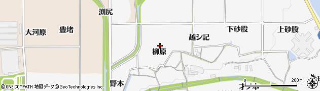京都府亀岡市河原林町河原尻（柳原）周辺の地図