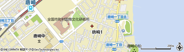 滋賀県大津市唐崎周辺の地図