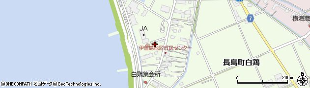 桑名市役所市民環境部　地域コミュニティ課伊曽島まちづくり拠点施設周辺の地図