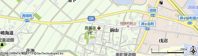 愛知県刈谷市西境町前山110周辺の地図