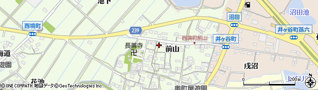 愛知県刈谷市西境町前山118周辺の地図