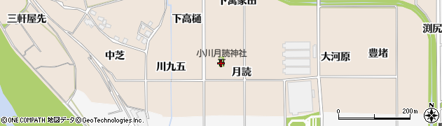 京都府亀岡市馬路町月読周辺の地図
