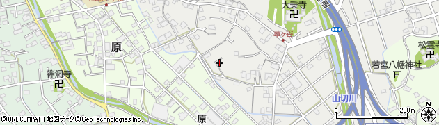 静岡県静岡市清水区草ヶ谷429周辺の地図