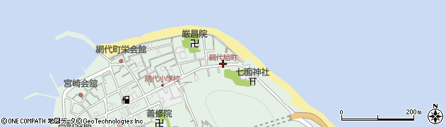 網代旭町周辺の地図