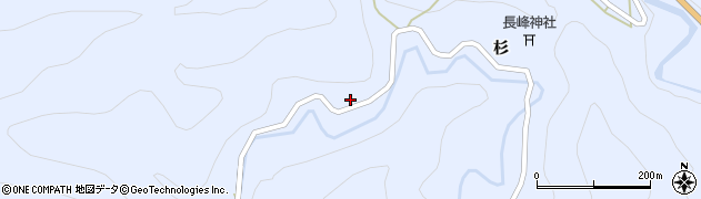 愛知県東栄町（北設楽郡）三輪（下河内）周辺の地図