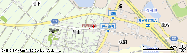 愛知県刈谷市西境町前山49周辺の地図
