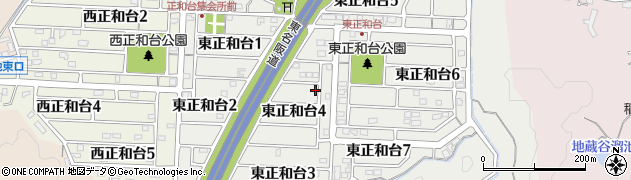 三重県桑名市東正和台周辺の地図