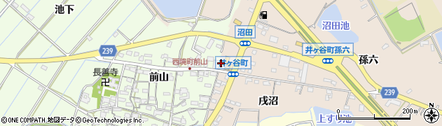 愛知県刈谷市井ケ谷町沢渡27周辺の地図