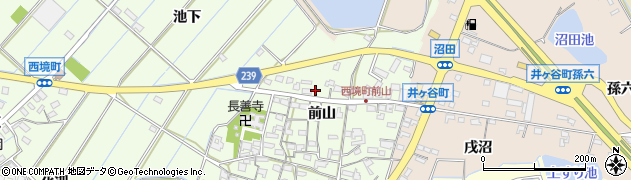 愛知県刈谷市西境町前山69周辺の地図