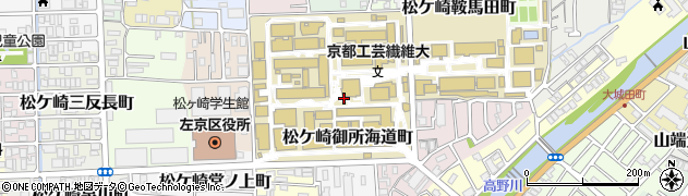京都府京都市左京区松ケ崎御所海道町周辺の地図
