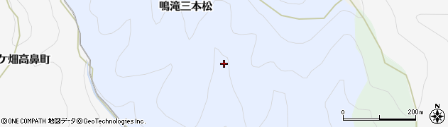京都府京都市右京区鳴滝三本松周辺の地図