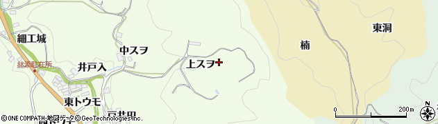 愛知県豊田市林添町（上スヲ）周辺の地図