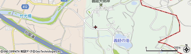岡山県津山市池ケ原1294周辺の地図