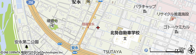 三重県桑名市安永1014周辺の地図