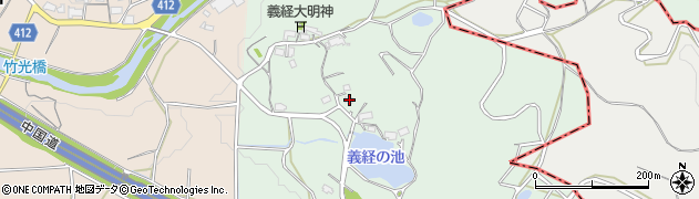 岡山県津山市池ケ原1248周辺の地図