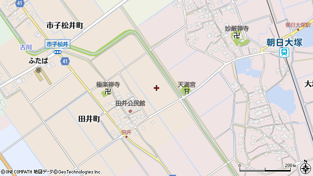 〒529-1513 滋賀県東近江市田井町の地図