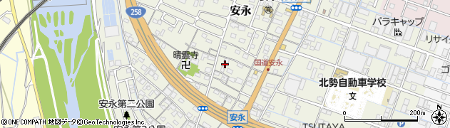 三重県桑名市安永1167周辺の地図