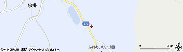 岡山県美作市宗掛313周辺の地図