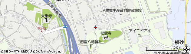 静岡県静岡市清水区草ヶ谷36周辺の地図