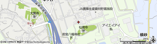 静岡県静岡市清水区草ヶ谷605周辺の地図