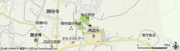 岡山県津山市国分寺488周辺の地図