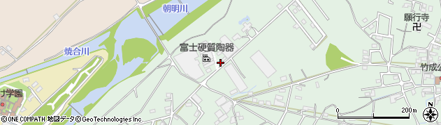 富士硬質陶器株式会社　竹成工場周辺の地図