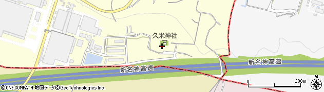 多奈閇神社周辺の地図