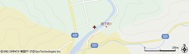 兵庫県宍粟市山崎町東下野272周辺の地図