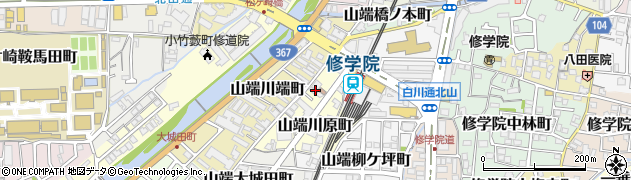 京都府京都市左京区山端川原町6周辺の地図