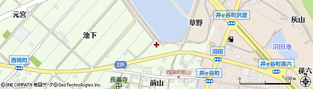 愛知県刈谷市西境町前山79周辺の地図