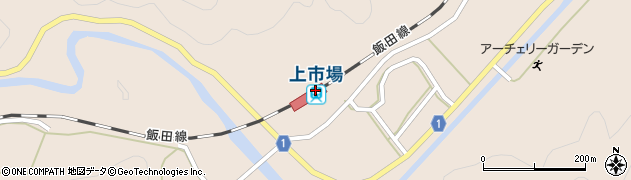 上市場駅周辺の地図