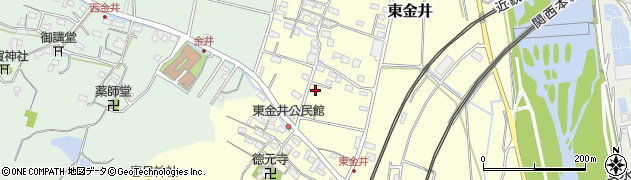 三重県桑名市東金井周辺の地図