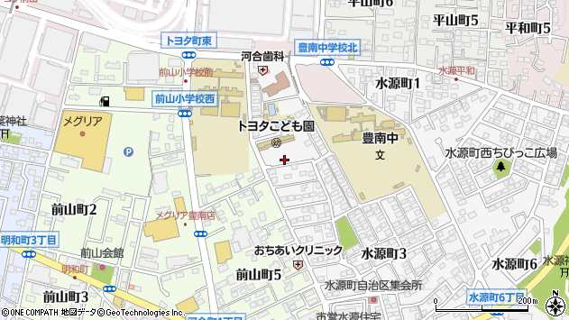 〒471-0822 愛知県豊田市水源町の地図