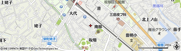 愛知県豊明市阿野町大代83周辺の地図
