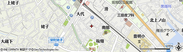 愛知県豊明市阿野町大代周辺の地図