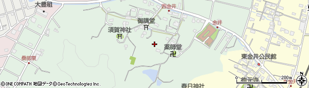 三重県桑名市西金井周辺の地図