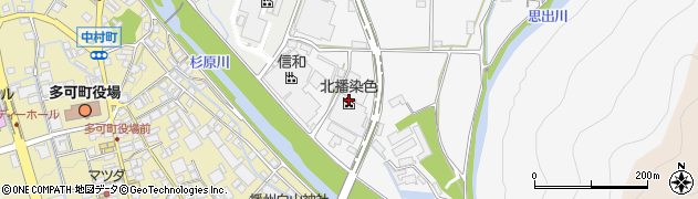 株式会社北播染色工場周辺の地図
