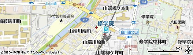 京都府京都市左京区山端川原町5周辺の地図
