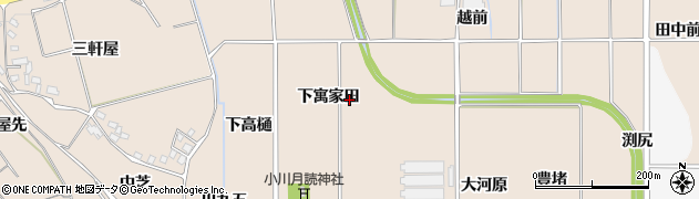 京都府亀岡市馬路町下寓家田周辺の地図