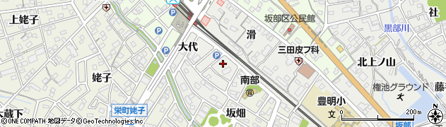 愛知県豊明市阿野町大代90周辺の地図