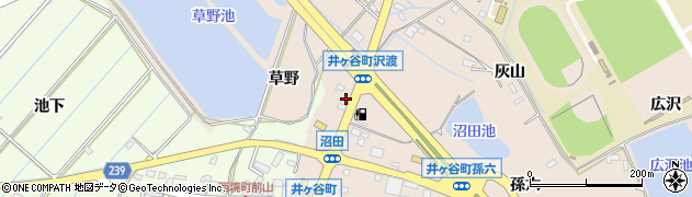 愛知県刈谷市井ケ谷町沢渡12周辺の地図