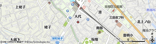 愛知県豊明市阿野町大代125周辺の地図